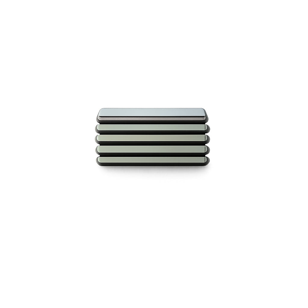 38.4x15.9x2.5 mm N38SH N-Polarity Neodymium Arc Magnet - 150°C High Temperature Resistant