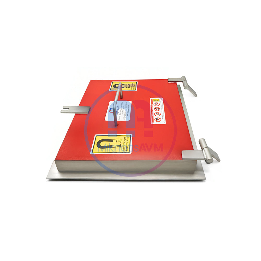 380x310x42 mm Hinged Plate Magnet – Metal Separator with High Gauss Strength