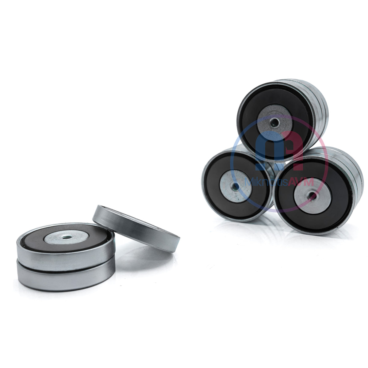 38x7 mm M4 Female Connector Ferrite Pot Magnet – High Quality Y35