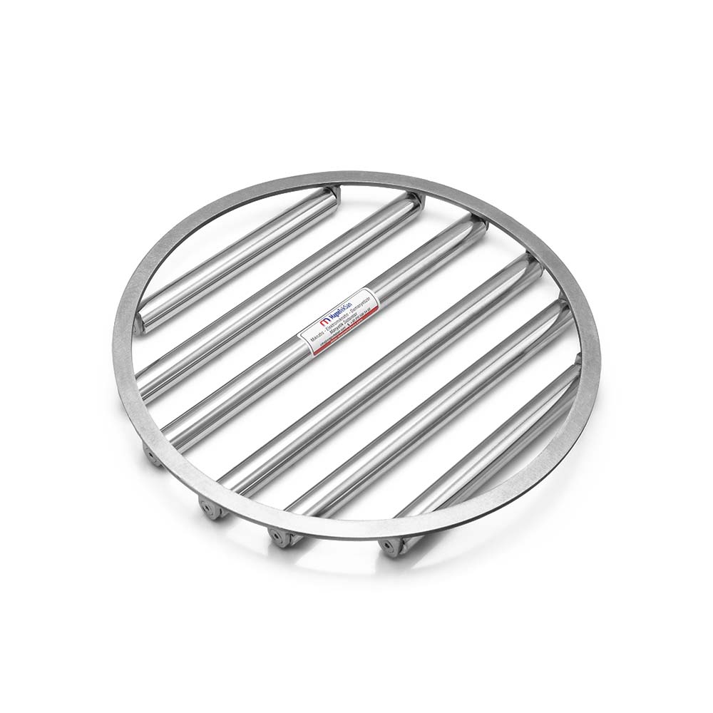 Ø390 mm Custom-Sized Neodymium Magnetic Grid - Stainless Steel