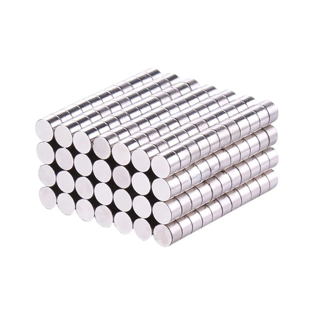 3x2 mm Strong Neodymium Magnet N35 – Round Mini Magnet, Super Strong Magnet for Refrigerator Magnets and Picture Hanging