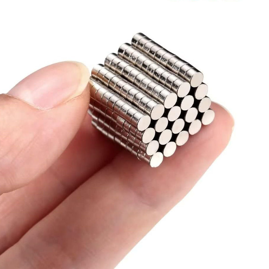 3x2 mm Strong Neodymium Magnet N35 – Round Mini Magnet, Super Strong Magnet for Refrigerator Magnets and Picture Hanging