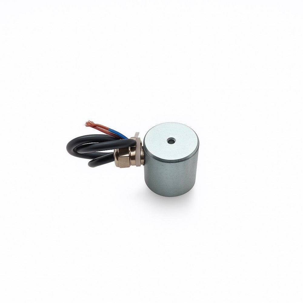 Ø40x40 mm Electromagnet – 24V, 100% Duty Cycle, High Holding Force, for Industrial and Test Systems