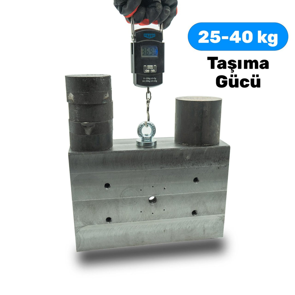 Ø40 mm Magnetic Marine Recovery Magnet - 40 kg