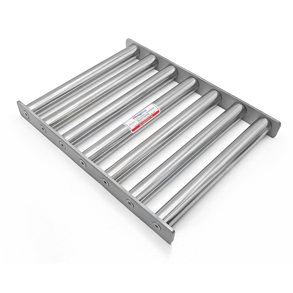 400x310 mm Ø32x7 Bar Neodymium Magnetic Grid – Metal Separation for Spice, Cocoa and Powdered Sugar Processing Lines
