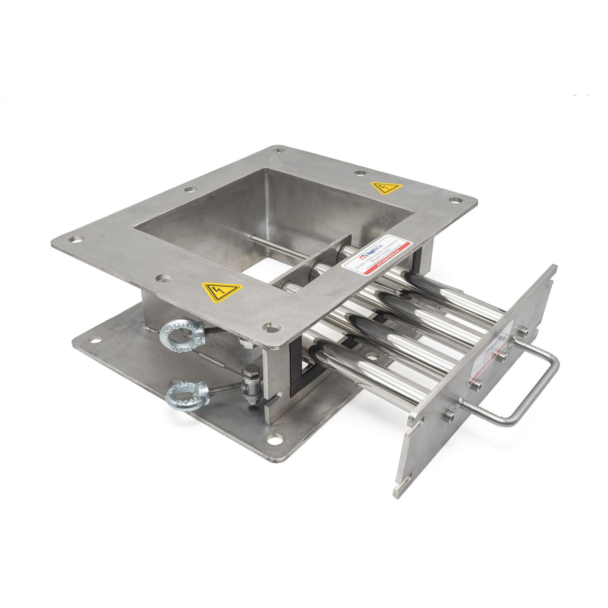 250x250 mm Neodymium, Fully Stainless Steel, Drawer-Type Cage-Type Grid Magnet Separator