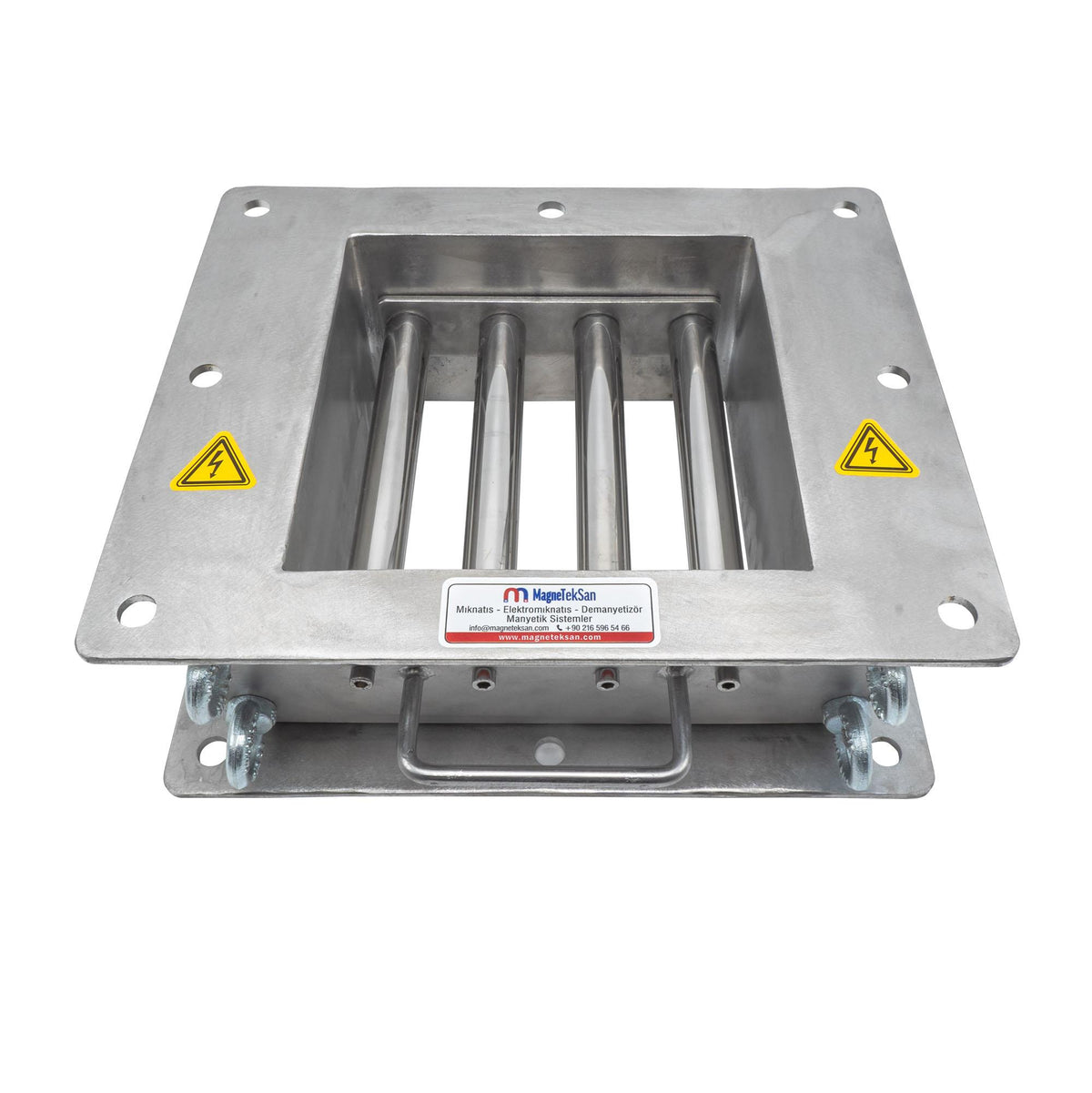 250x250 mm Neodymium, Fully Stainless Steel, Drawer-Type Cage-Type Grid Magnet Separator