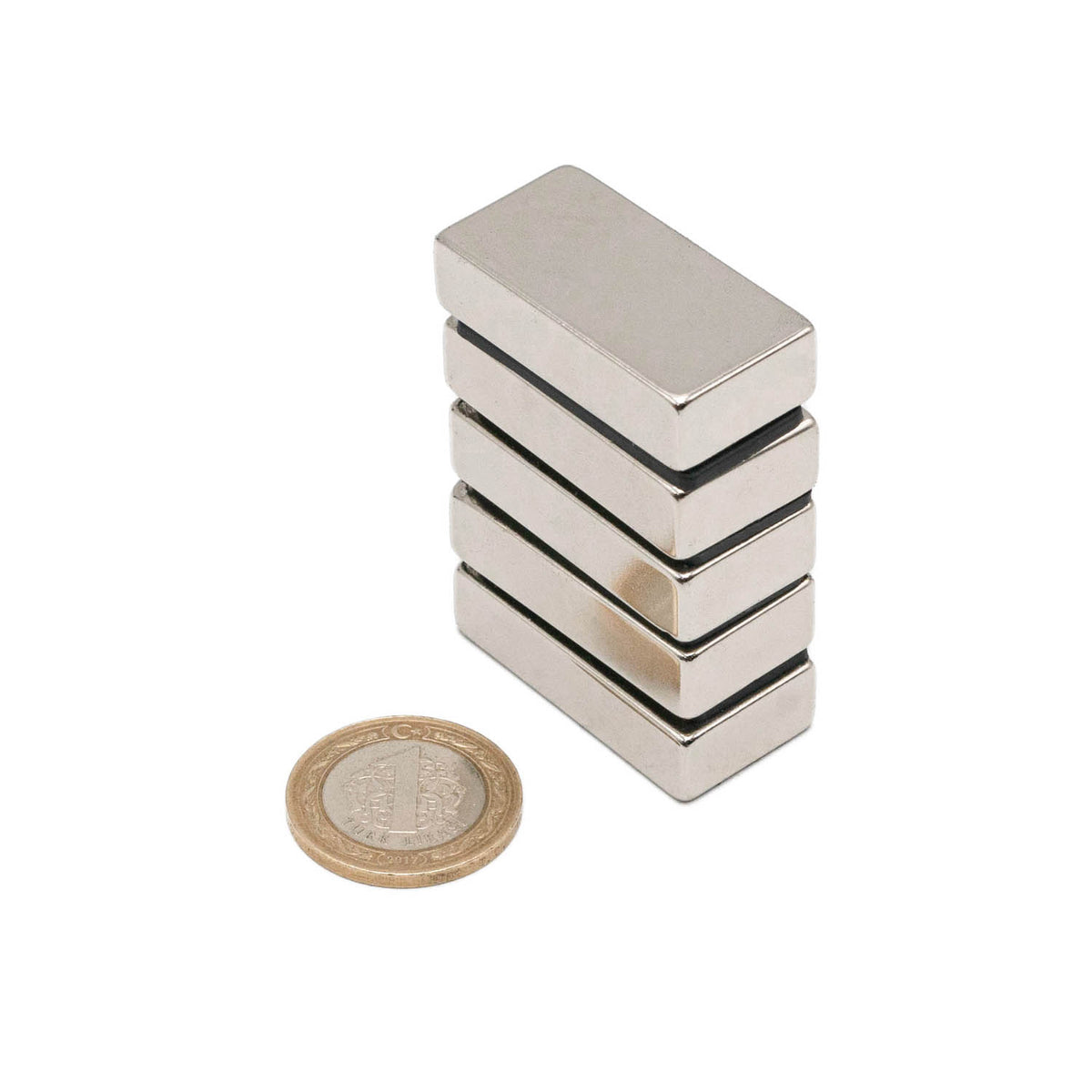 40x20x10 mm N45SH Neodymium Magnet - 150°C Durable