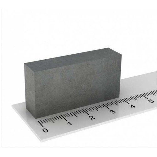 40x25x10 mm Y35 Rectangular Ferrite (Coal) Magnet