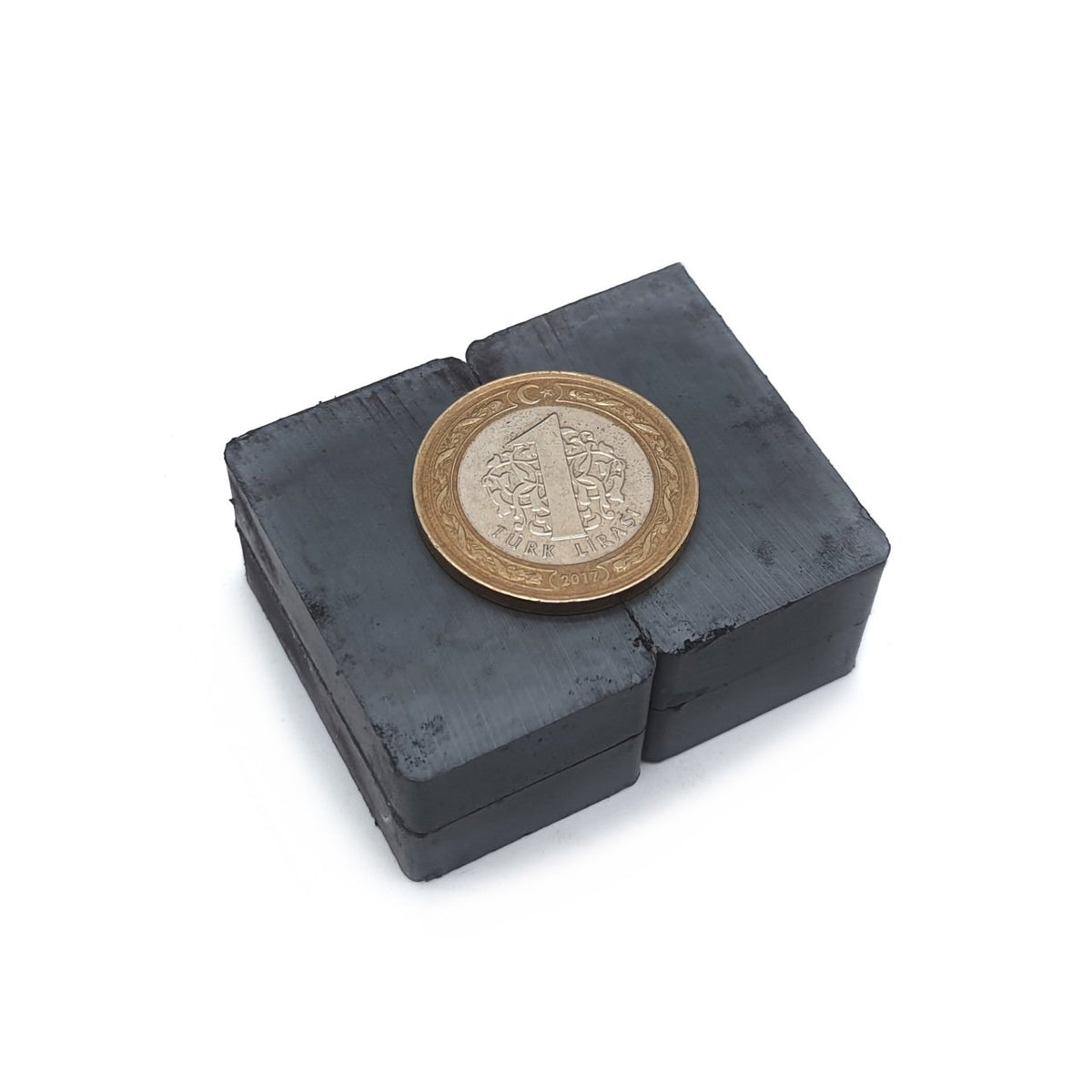 40x25x10 mm Y35 Rectangular Ferrite (Coal) Magnet