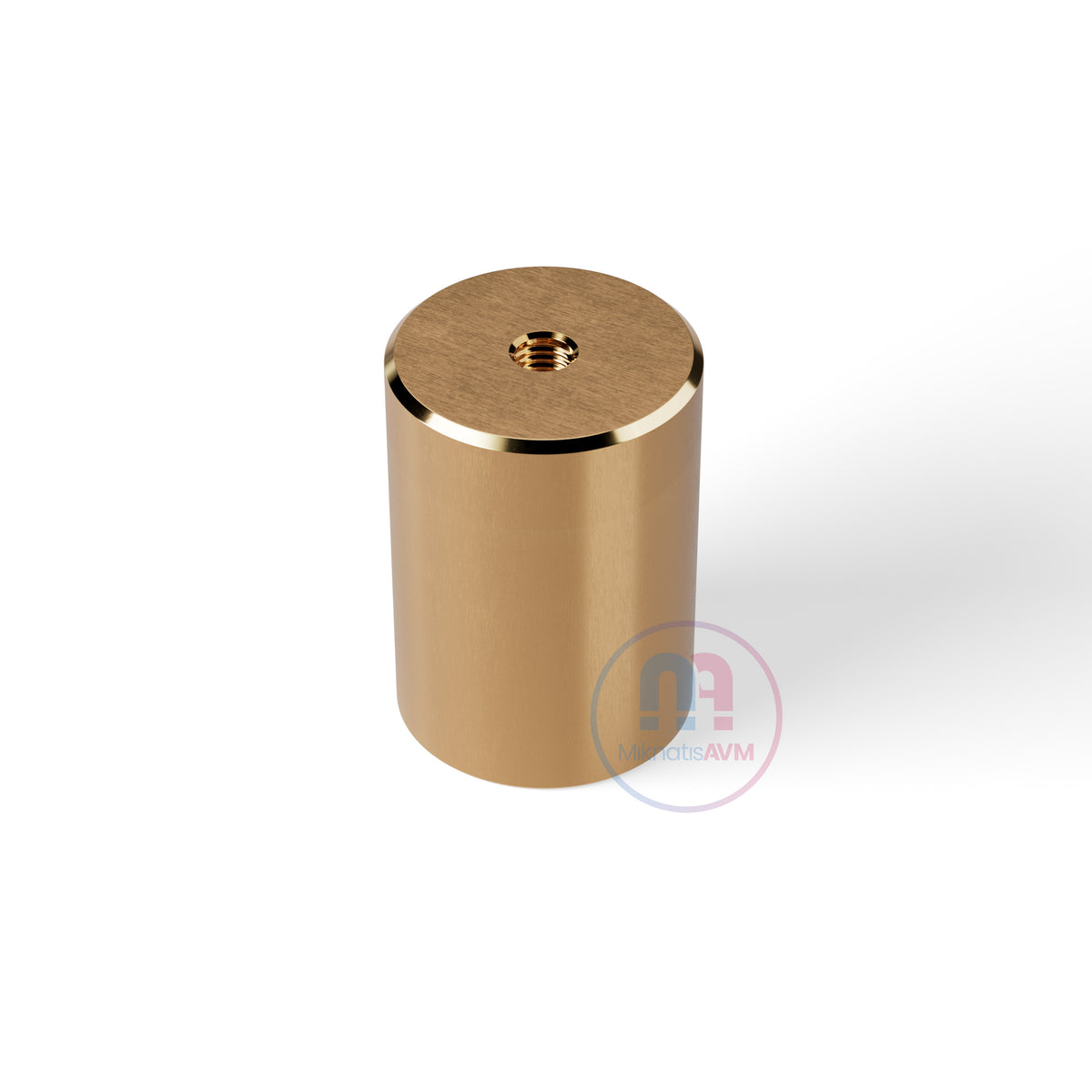 Ø40x60 mm M8x8 Brass Pot Magnet