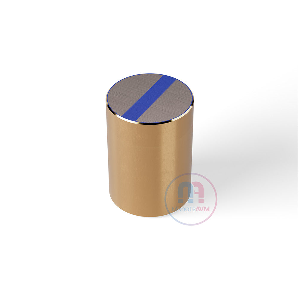 Ø40x60 mm M8x8 Brass Pot Magnet