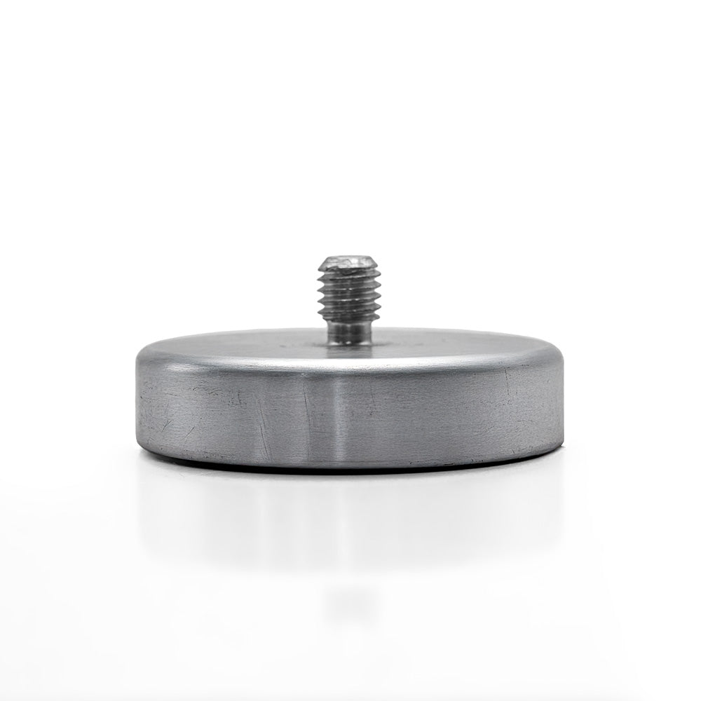 Ø40x8 mm M5x15 Male Threaded Neodymium Pot Magnet – High Pull Force, Compact Design, Industrial Grade