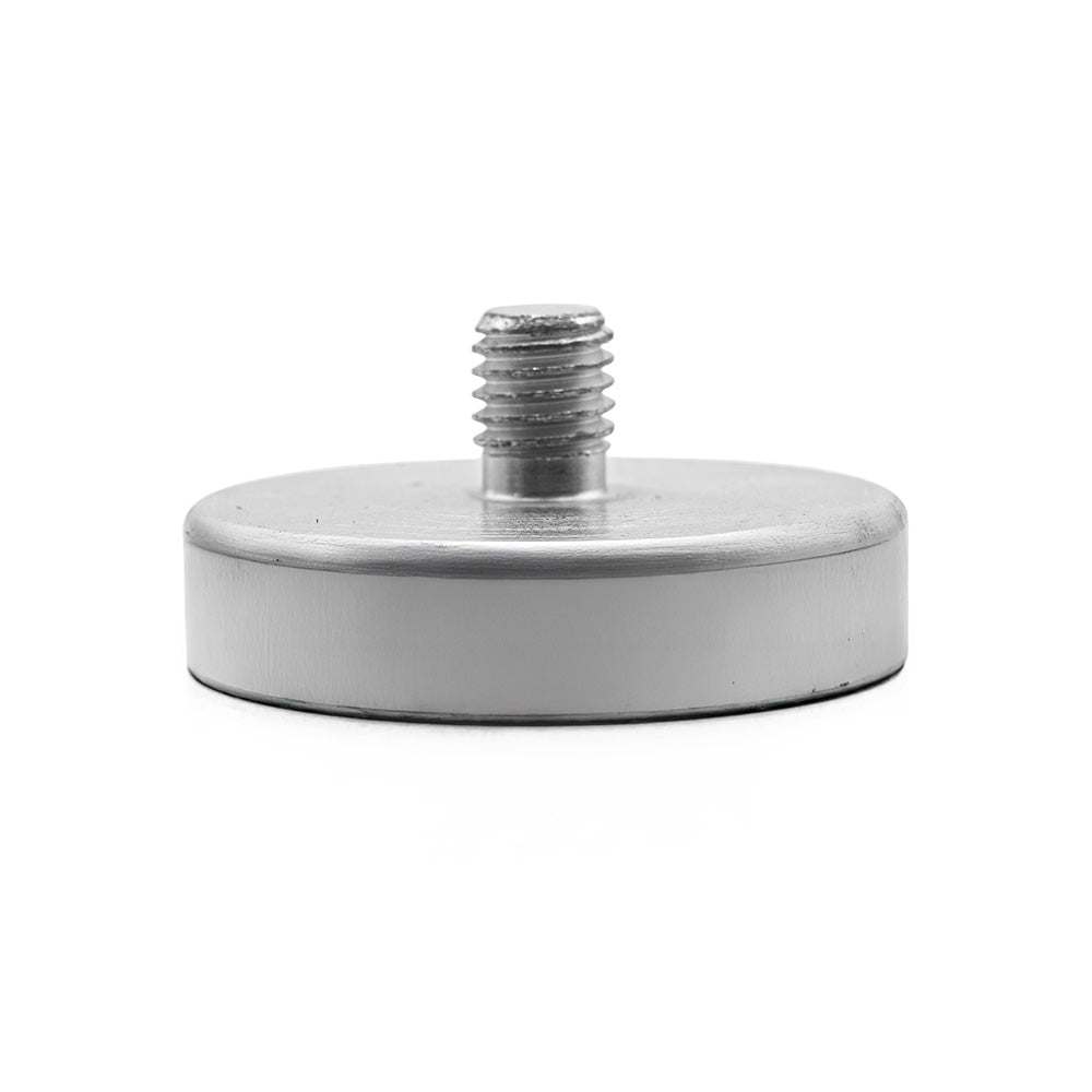 Ø40x8 mm M6x10 Male Threaded Neodymium Pot Magnet – Superior Holding Power, Compact Design, Industrial Grade