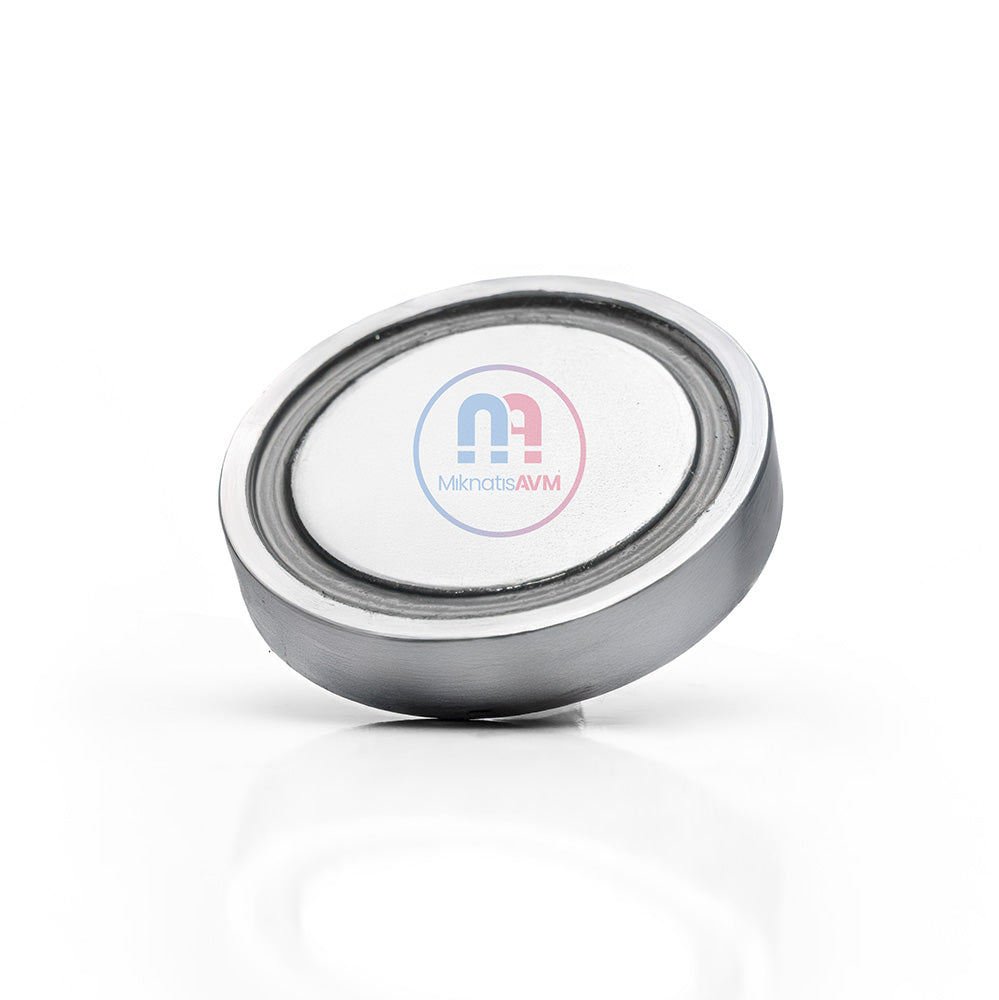Ø40x8 mm M8x10 mm Male Threaded Neodymium Pot Magnet – Compact Power, N35 Performance