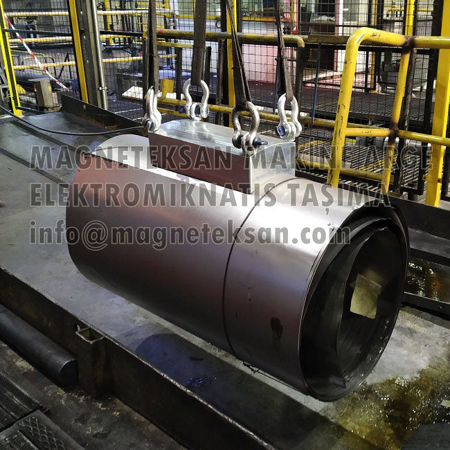 420x200x120 mm Electromagnet - Radius - Shaft - Pipe Transportation