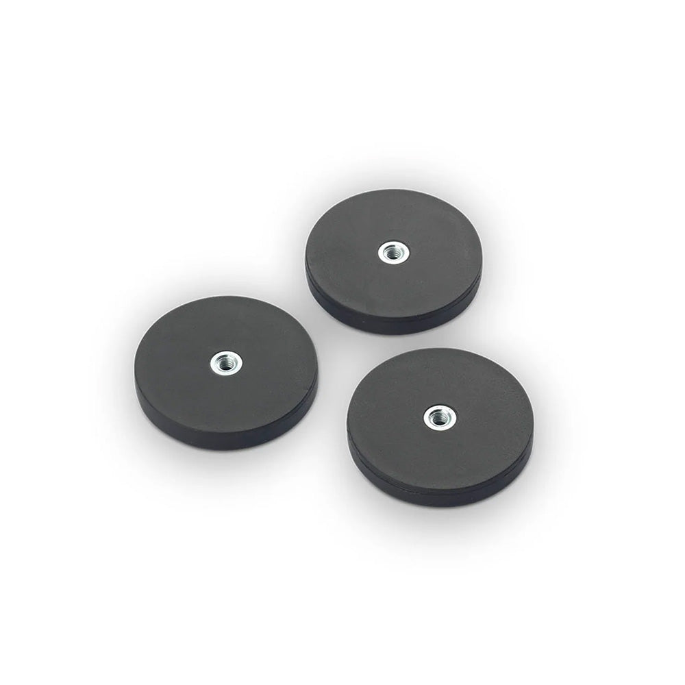 Ø43x6 mm Neodymium Pot Magnet with Full Rubber Coating
