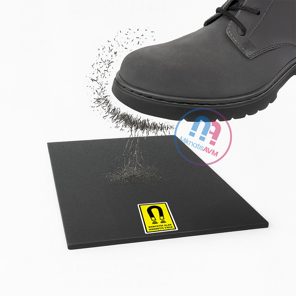 Magnetic Magnetic Mat, Sheet Magnet, 430x250 mm, Flexible Structure, Metal Dust Collector Floor Magnet (1.5 mm)
