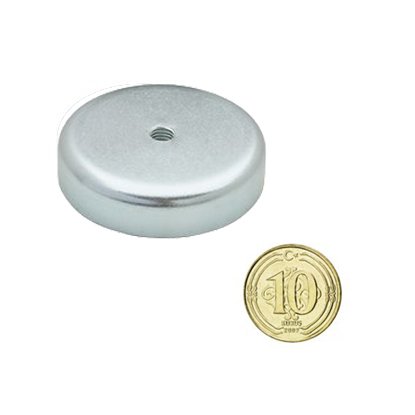 Ø48x11 mm Neodymium Pot Magnet with Imbus Connection