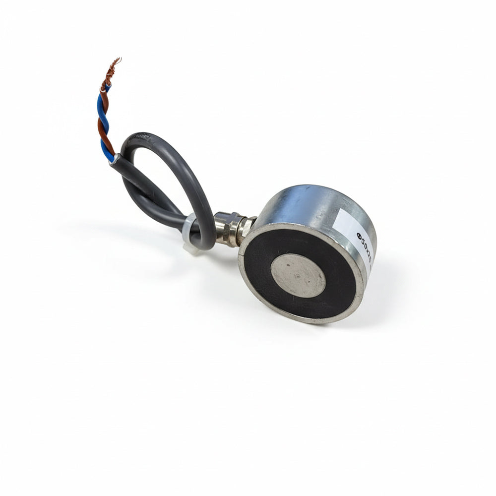 Ø50x27 mm Electromagnet – 24V, 100% Duty Cycle, High Holding Force, for Industrial and Test Systems