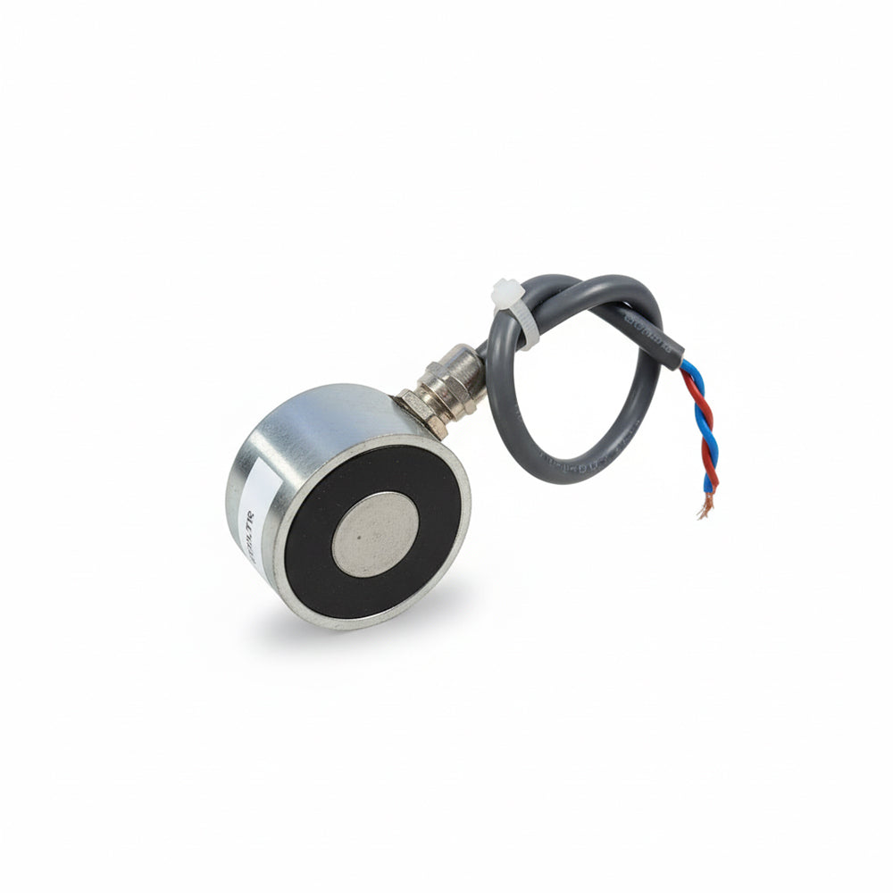 Ø50x27 mm Electromagnet – 24V, 100% Duty Cycle, High Holding Force, for Industrial and Test Systems