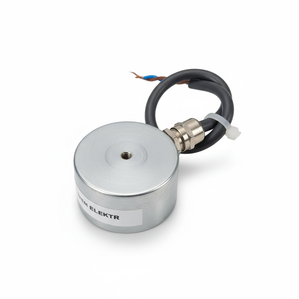 Ø50x27 mm Electromagnet – 24V, 100% Duty Cycle, High Holding Force, for Industrial and Test Systems