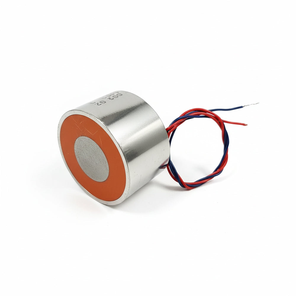 Ø50x30 mm 24V Permanent Magnet Electromagnet - Strong Holding Force, Retains Position Even During Power Outages, Industrial Type