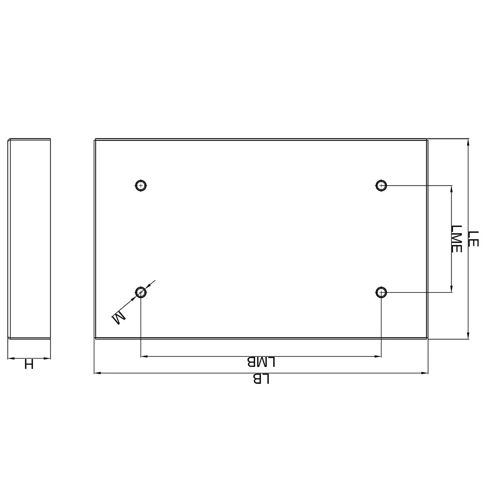 500x300x65 mm Neodymium Plate Magnet