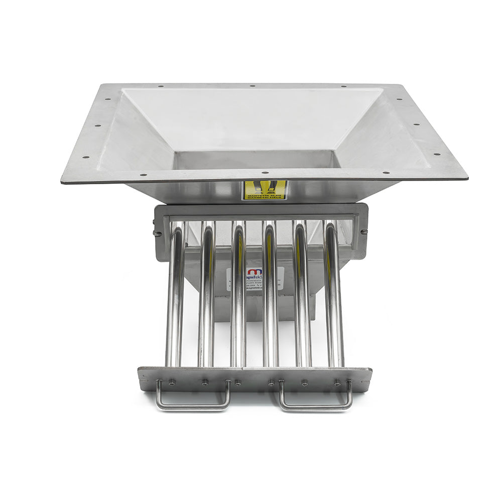500x500 mm Inlet 200x200 mm Outlet Easy-to-Clean Grating Magnet for Wheat Mill