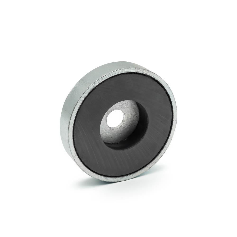 Ø50x10 mm Ferrite Pot Magnet with Imbus Connection