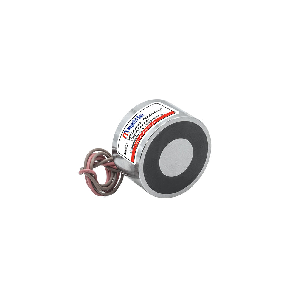 Ø50x29 mm Permanent Magnet Electromagnet - Releases When Powered (Electromagnetic)