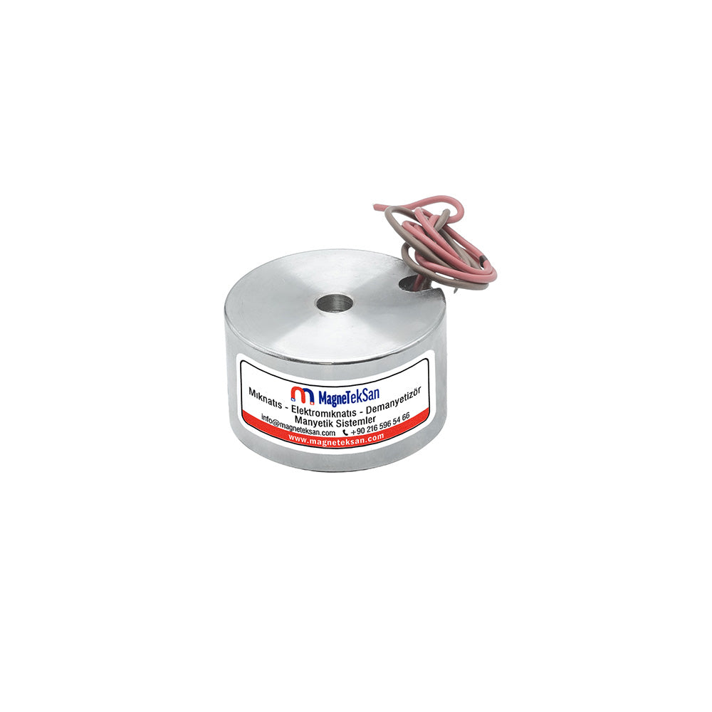 Ø50x29 mm Permanent Magnet Electromagnet - Releases When Powered (Electromagnetic)