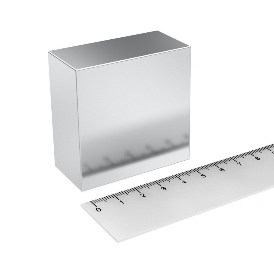 50x50x25 mm Neodymium Magnet - 100-200 kg Pull Force