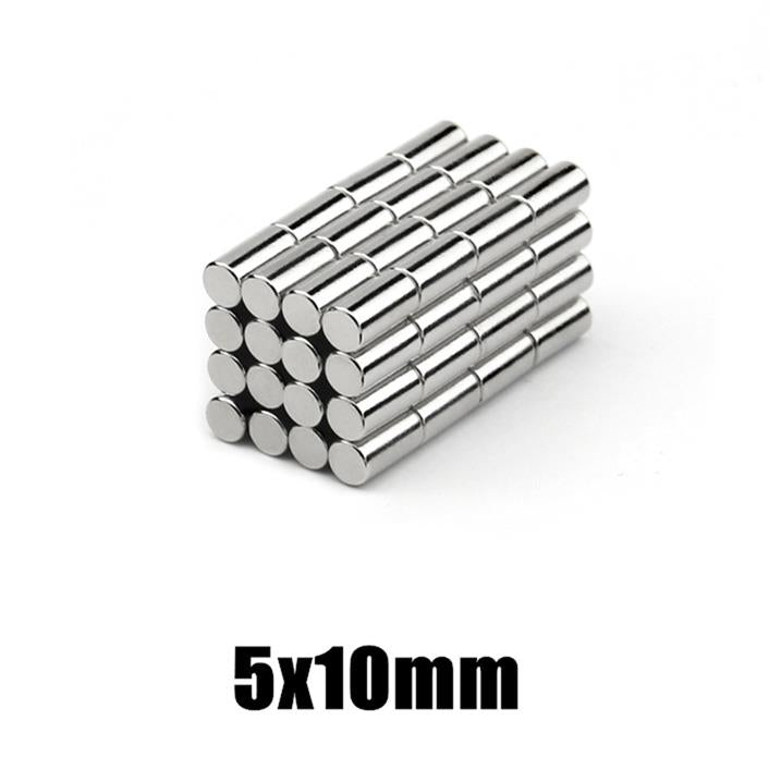 Ø5x10 mm Neodymium Cylindrical Magnet