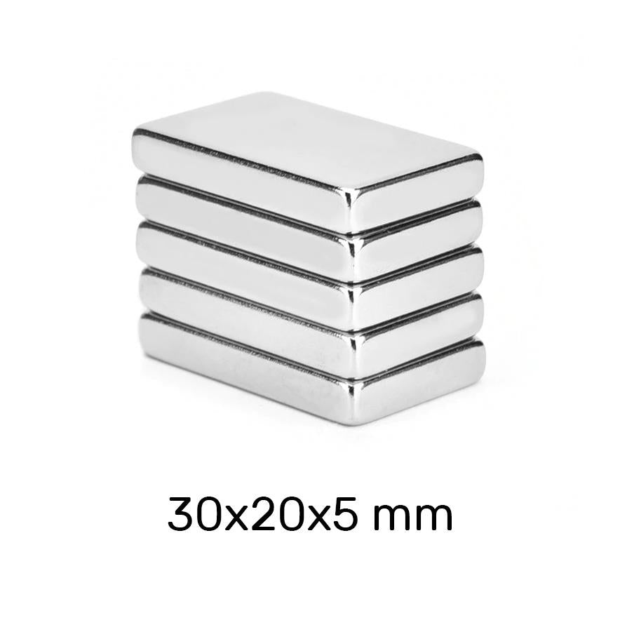 30x20x5 mm Neodymium Magnet - N35 (NdFeB)