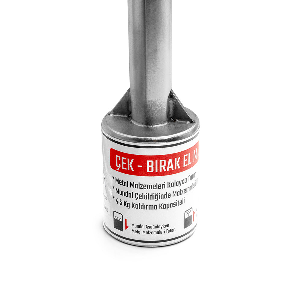 Ø60x1100 mm Handle Push-Pull Magnetic Collection Tool – Completely Stainless Steel