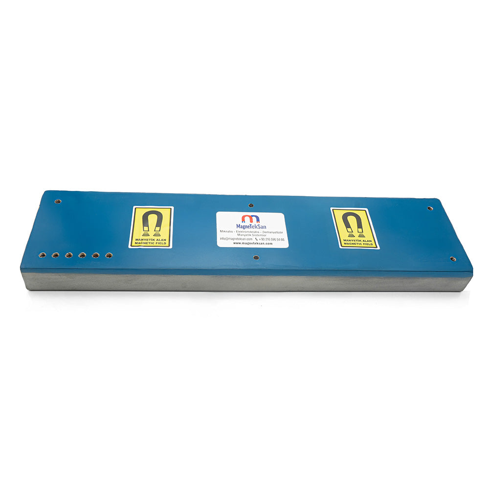 600x150x43 mm Ferrite Sheet Separator Magnet – Industrial Magnetic Metal Separator