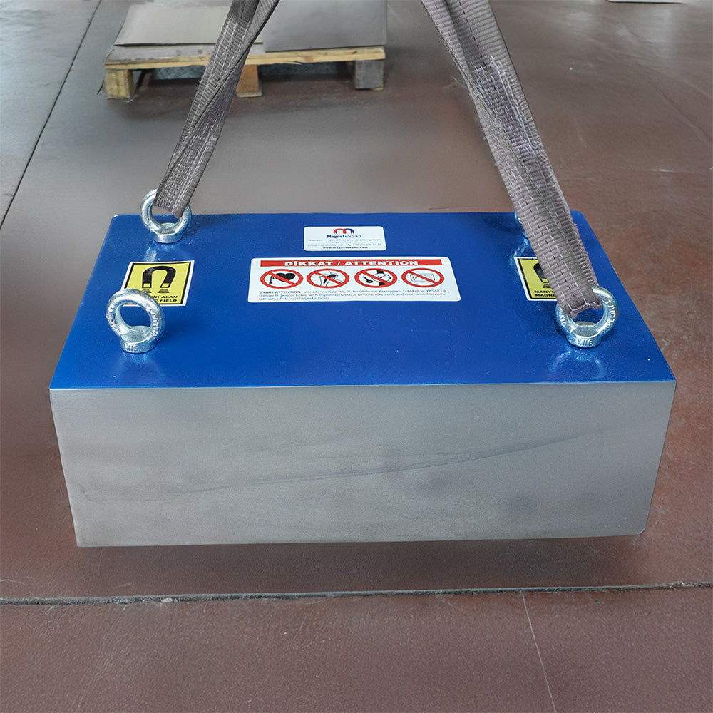 600x400x200 mm Ferrite Plate Magnet – Powerful Lifting and Handling Solution