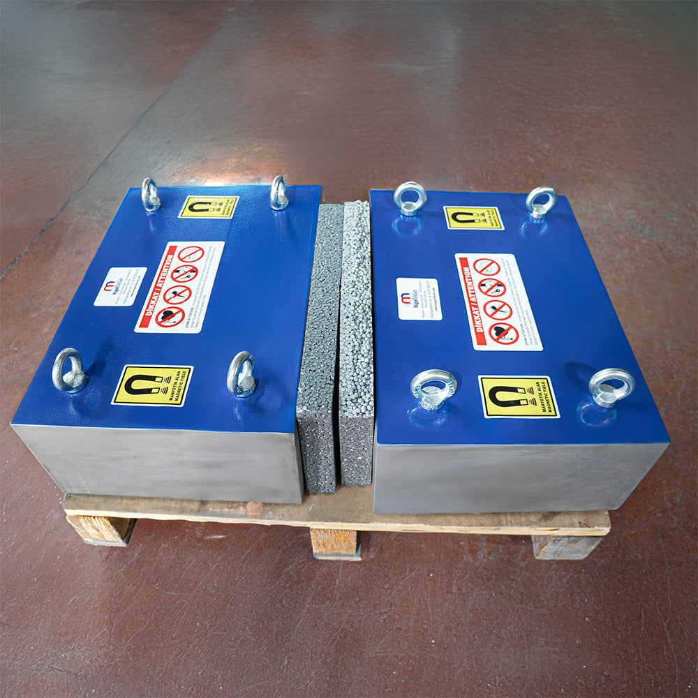 600x400x200 mm Ferrite Plate Magnet – Powerful Lifting and Handling Solution