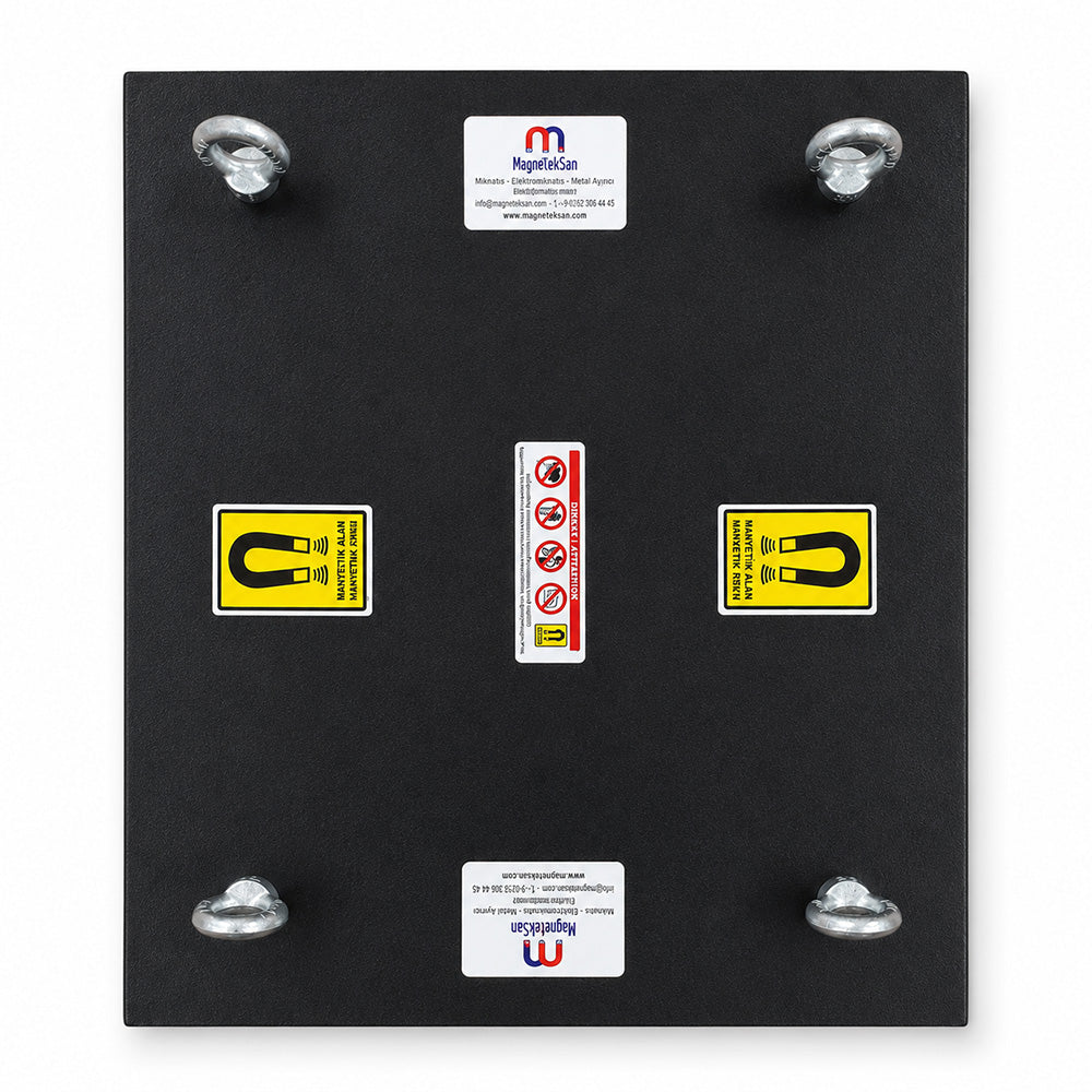 600x500x200 mm Suspended Ferrite Plate Magnet - Conveyor Belt Magnet