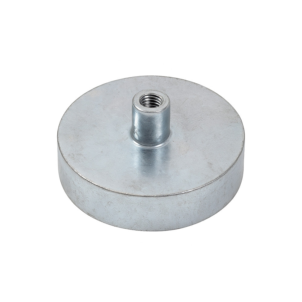 Ø60x15 mm M8x15 Threaded Ferrite Pot Magnet (Internal Threaded)