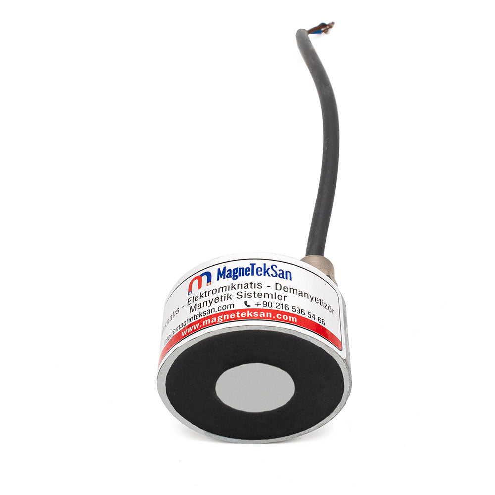 Ø60x30 mm Electromagnet with Top Coupling