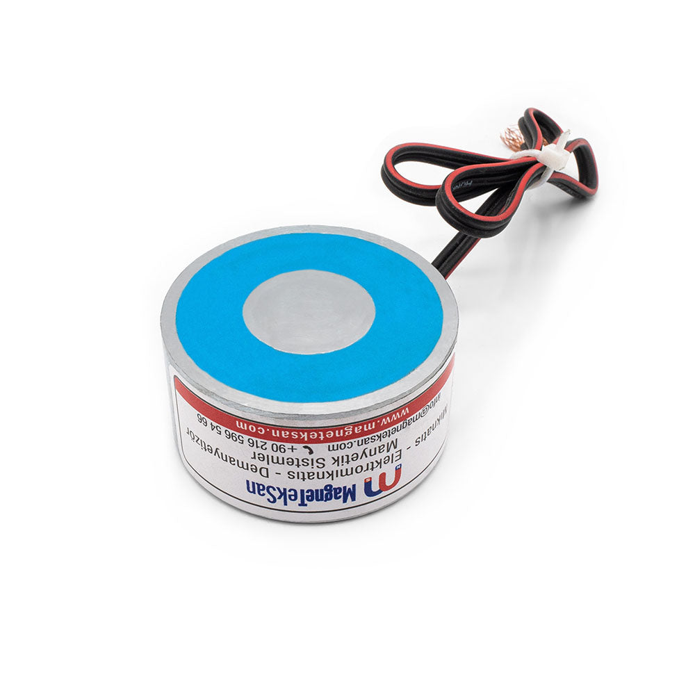 Ø63x33 mm Side-Wired Electromagnet