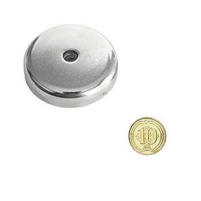Ø63x14 mm Female Bolt-Connected Neodymium Pot Magnet