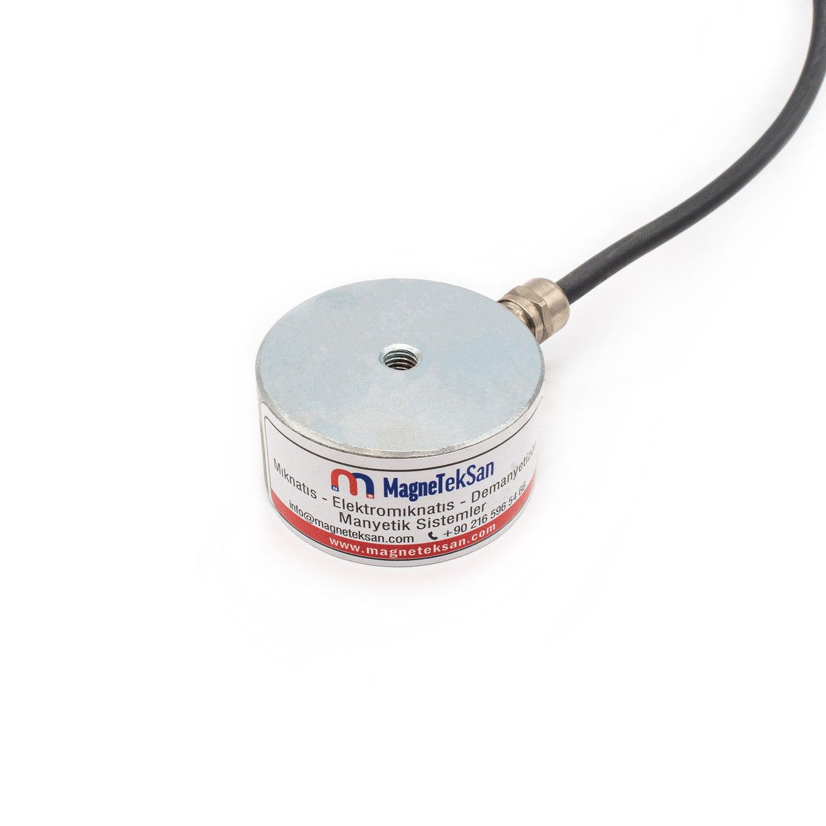 Ø63x30 mm 5V 50% Duty Cycle Electromagnet - 45 kg Pull Force