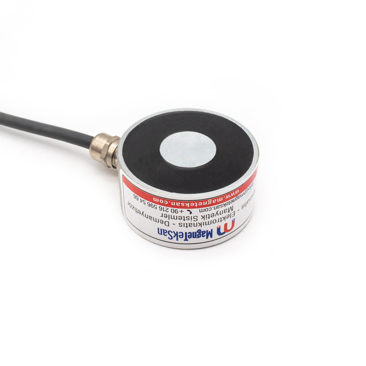 Ø63x30 mm 5V 50% Duty Cycle Electromagnet - 45 kg Pull Force
