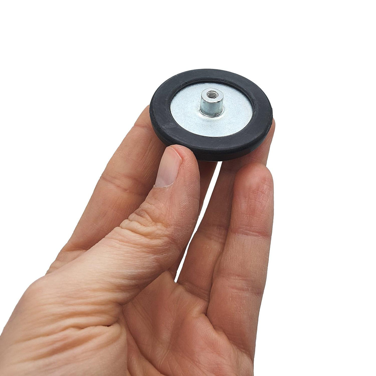 Ø43 mm Rubber Pot Magnet - N35 Neodymium