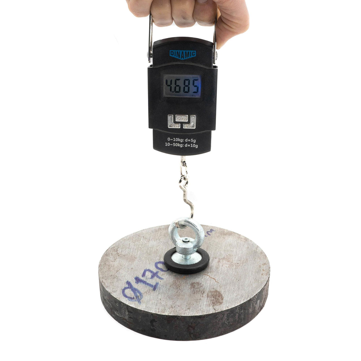 Ø43 mm Rubber Pot Magnet - N35 Neodymium