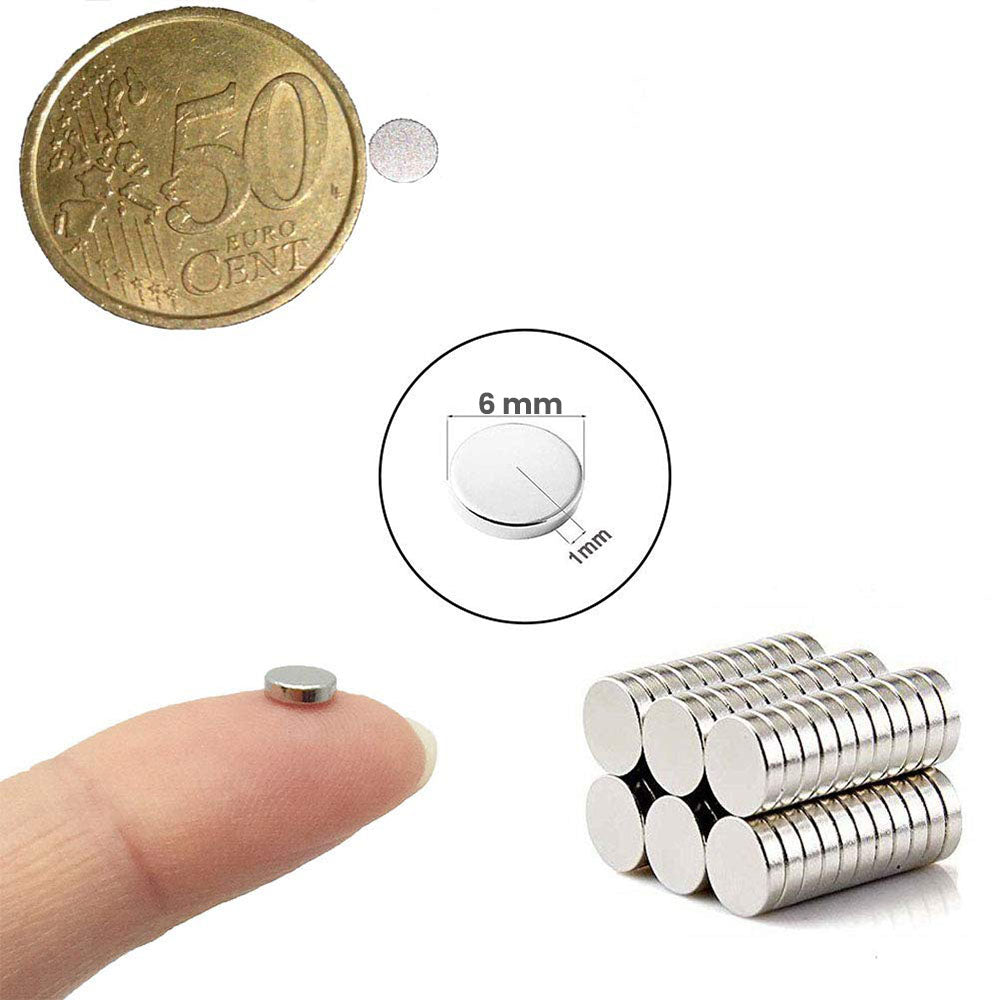 Ø6x1 mm Neodymium Magnet