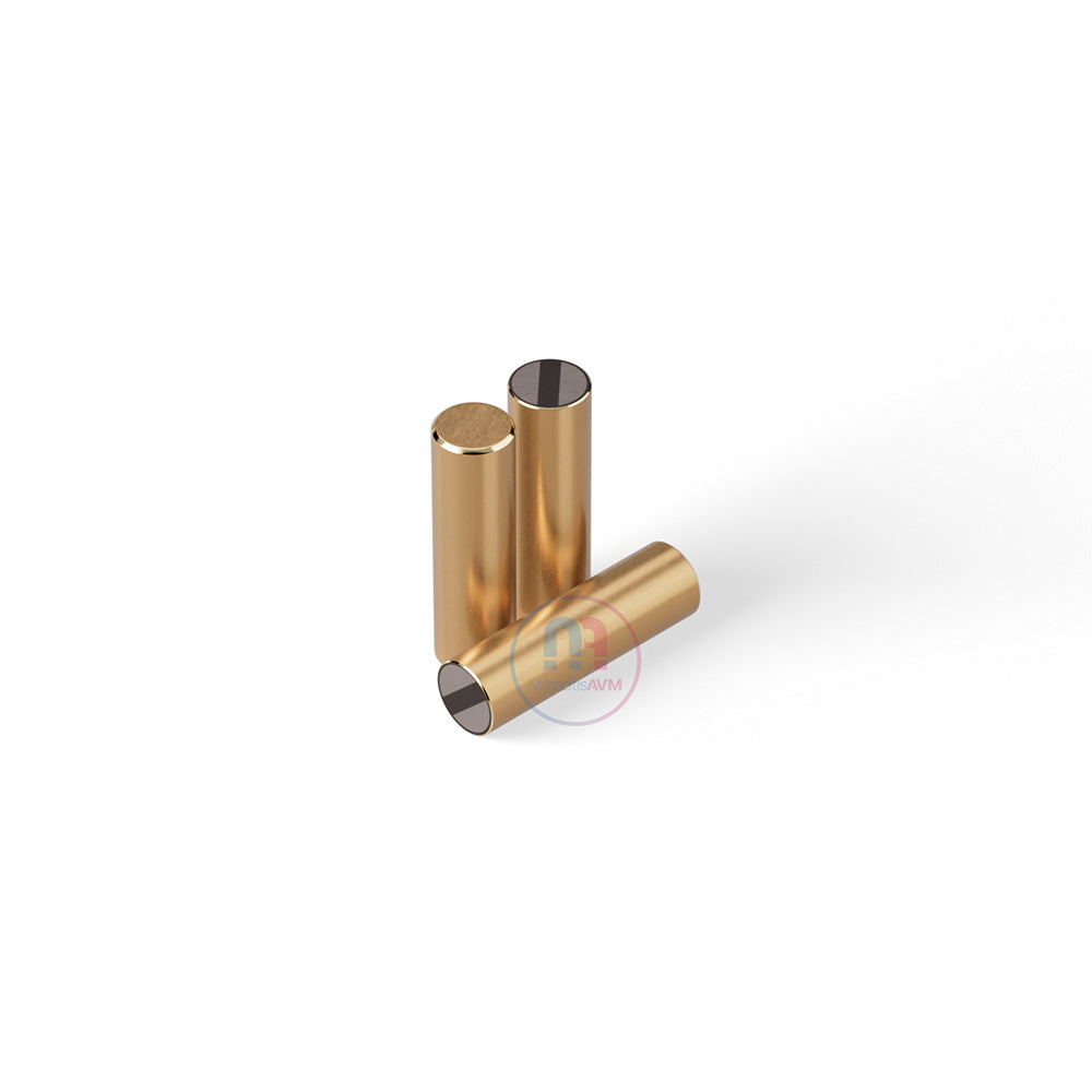 Ø6x20 mm M4x5 Brass Pot Magnet